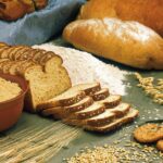 whole grains, breads, cereals