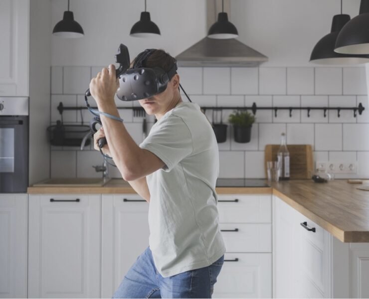 cozinha futuro tecnologia comida AT tendência jogo videogame homem menino humano