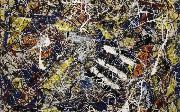 Jackson Pollock Número 17A pintura de arte obra-prima