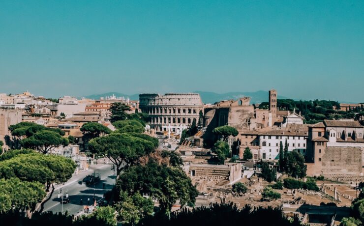 Buildings Under Blue Sky rome italy