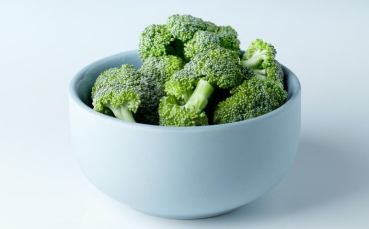 brócolis, tigela, verduras, legumes