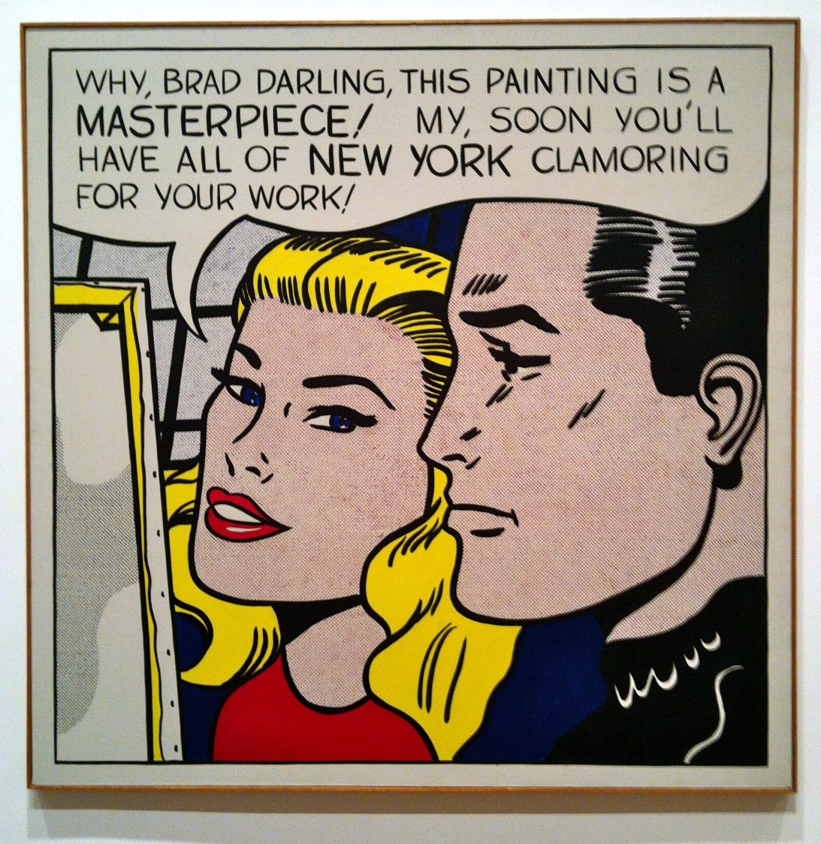 Obra-prima, Roy Lichtenstein, pintura, arte, museu, arte