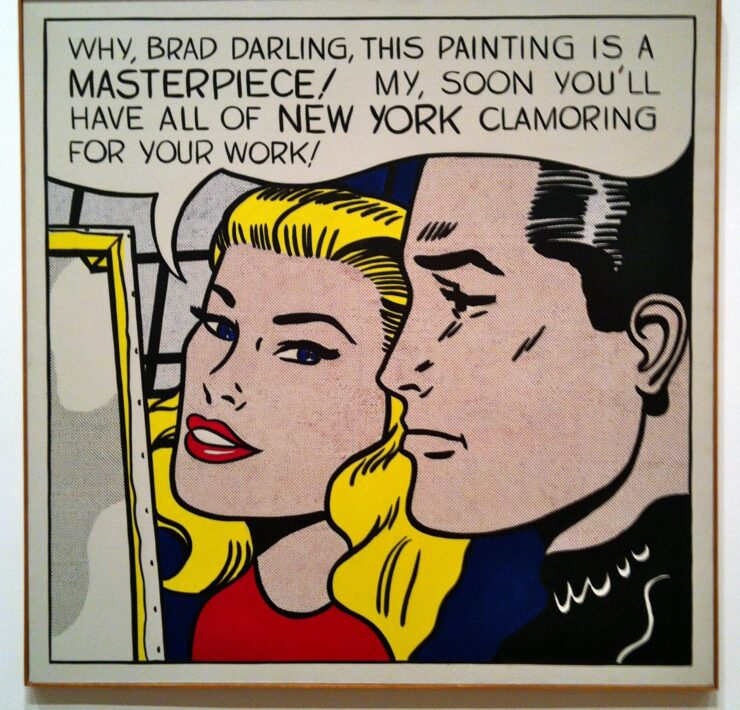 Obra-prima, Roy Lichtenstein, pintura, arte, museu, arte