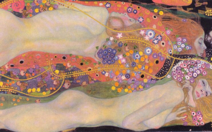 Gustav Klimt Wasserschlangen II masterpiece painting art