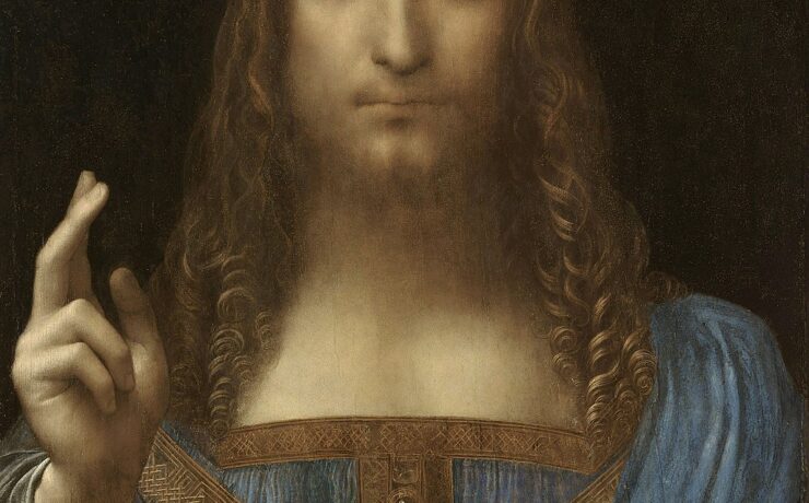 Salvator Mundi Leonardo Da Vinci painting art masterpiece