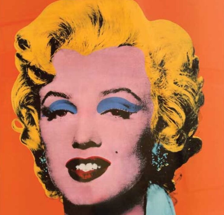 Andy Warhol Orange Marilyn obra-prima pintura arte