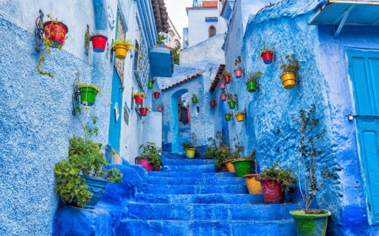 Chefchaouen morocco blue city