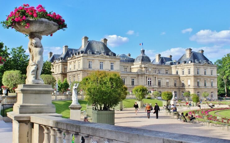 paris, france, jardins de luxembourg