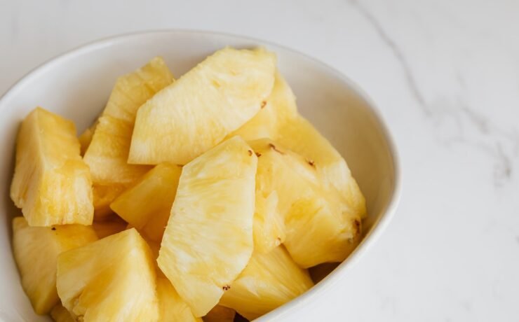 pineapple slices fruit health wellness