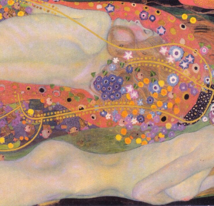 Gustav Klimt Wasserschlangen II masterpiece painting art