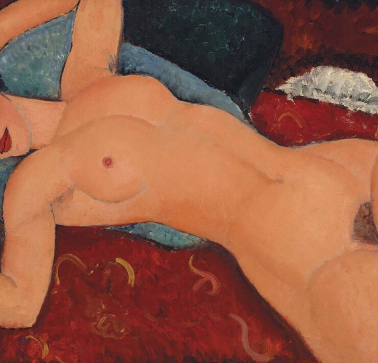 Amedeo Modigliani Nu couché pintura obra-prima arte