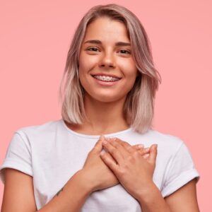 amor, ame-se, abraço, menina, sorriso, bem-estar