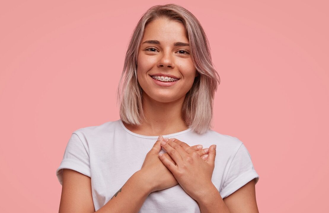 amor, você mesmo, menina, sorriso, amando