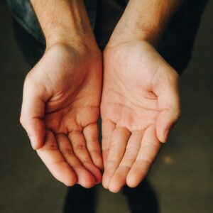 mãos, pessoas, coração, gratidão