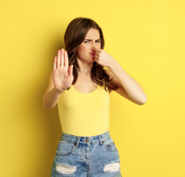 farting woman