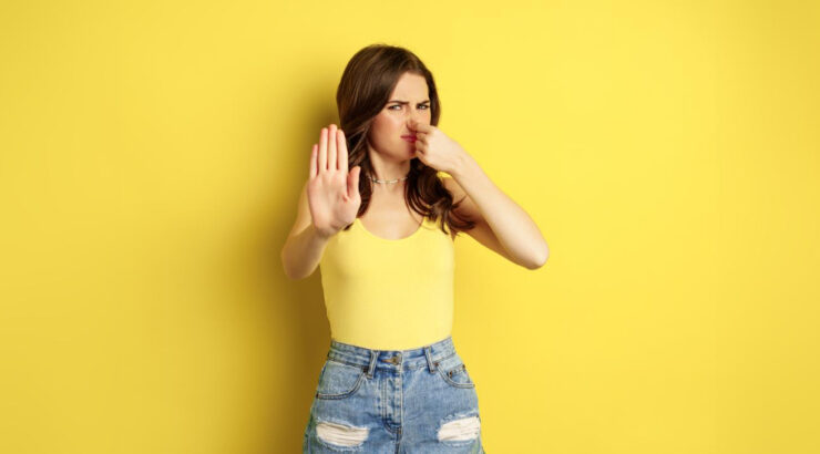 farting woman