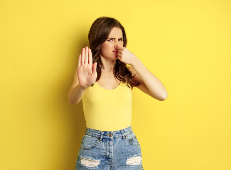 farting woman