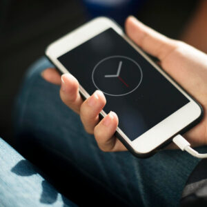 smartphone charged