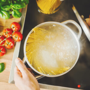 cooking pasta