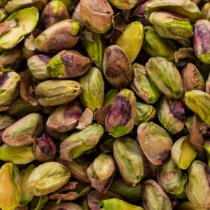 green-and-brown fruits