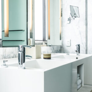clean bathroom