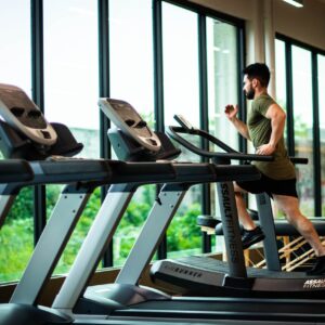 man fitness running