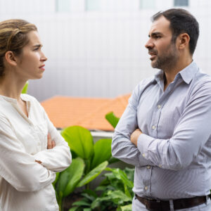 desentendimento entre homem e mulher