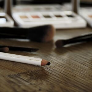 cosméticos, maquiagem, beleza, sombra para os olhos, pó, blush, pincel, pincel de maquiagem, delineador
