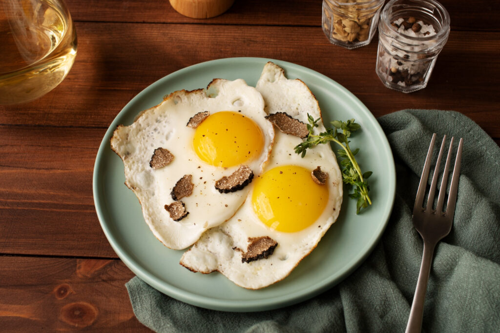 two eggs
