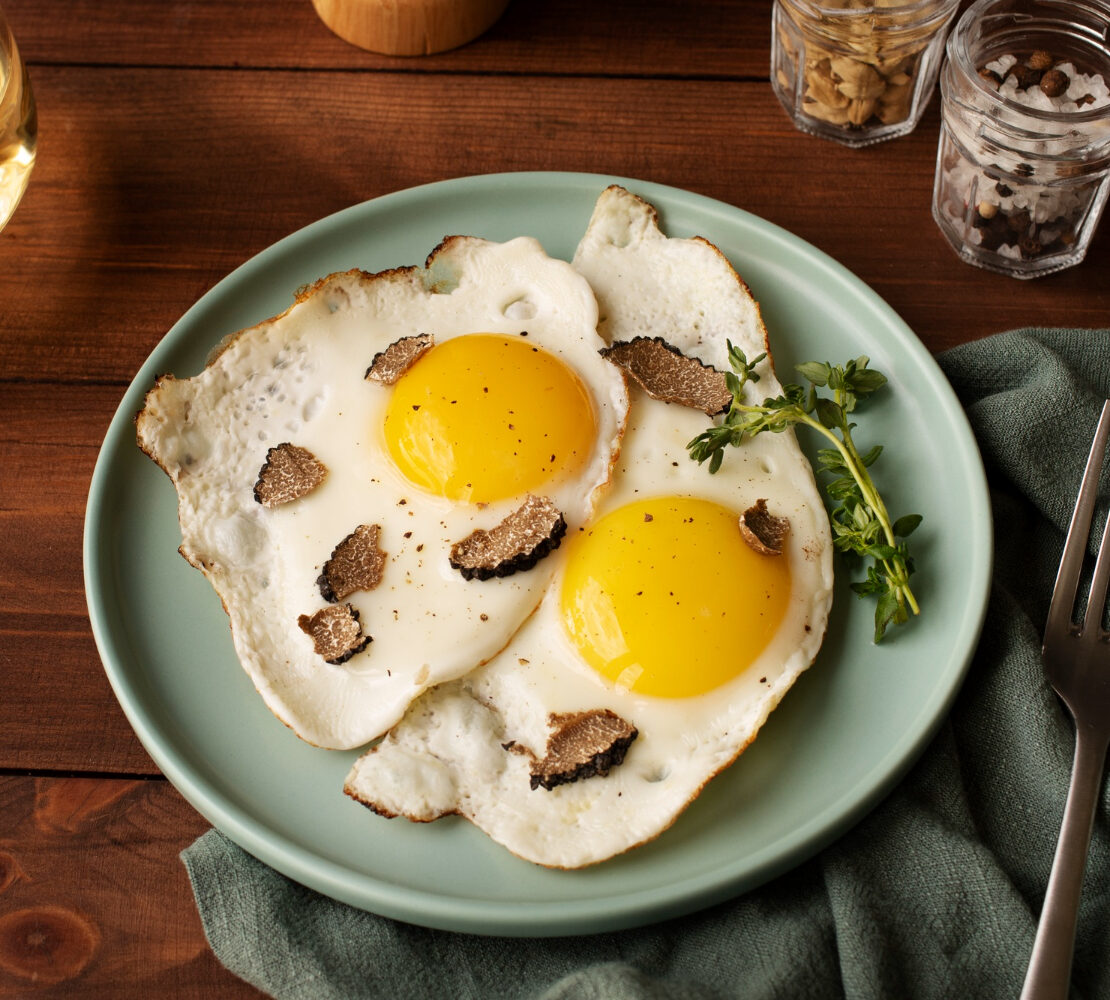 two eggs