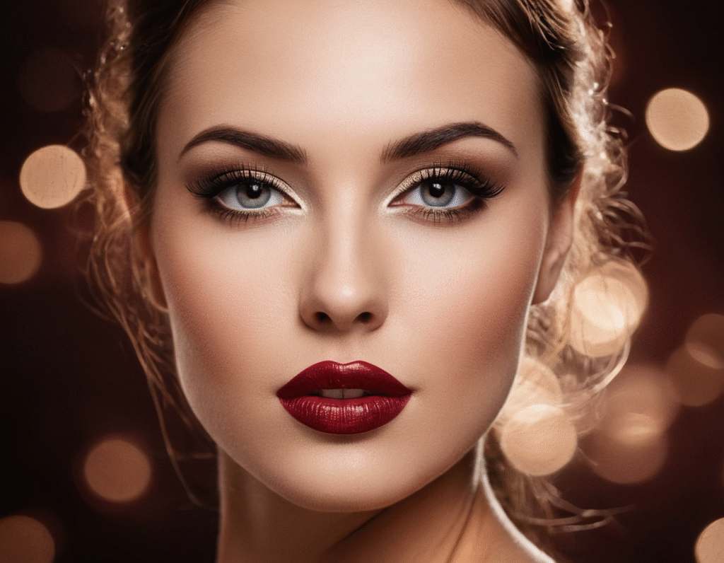 olhos verdes em um close de um rosto feminino