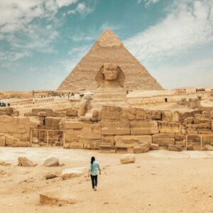 A grande Esfinge, Cairo, Egito