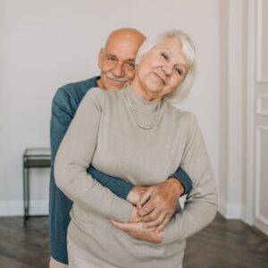 senior man woman couple