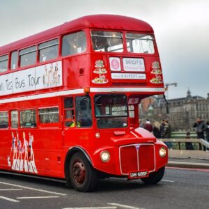 ônibus, ônibus vermelho, Londres, Inglaterra, veículo, ônibus de turismo