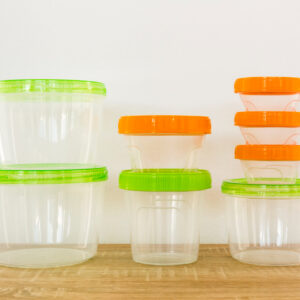 tupperware, Recipientes plásticos
