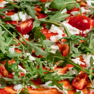 pizza com ervas