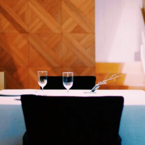 table reserved restaurant