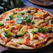 pizza de vegetais