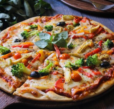 pizza de vegetais