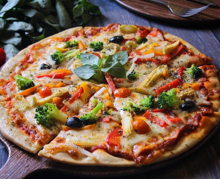 pizza de vegetais