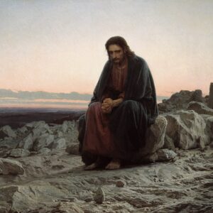 christ in the desert Ivan Kramskoi
