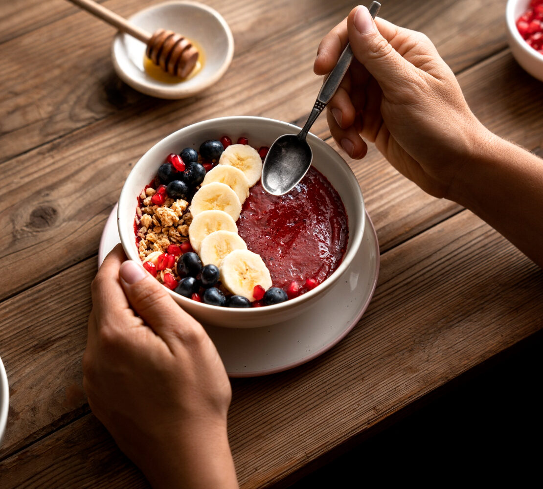 muesli para o café da manhã, granola