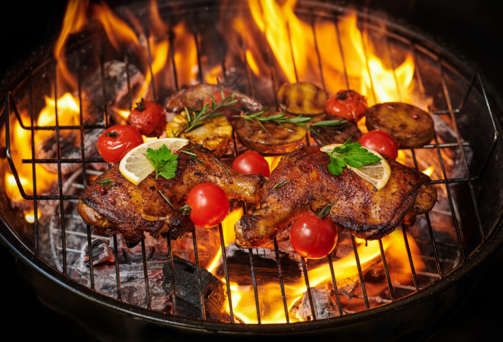 churrasco, carne grelhada