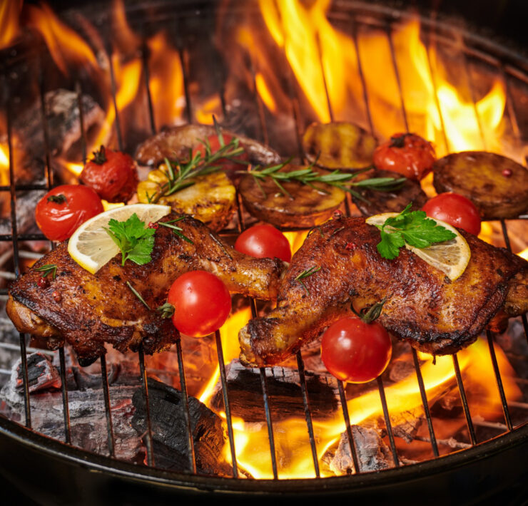 barbecue grilled meat