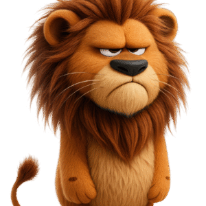 cartoon lion, angry lion, grumpy lion, funny animal, cute lion, jungle animal art, cartoon safari, lion mascot, chibi lion, animated lion, children's illustration, jungle king, funny cartoon animal, safari design, lion cub cartoon, expressive animal, cartoon mascot, jungle wildlife art, cute and funny animal, lion character design, adorable lion art, kids cartoon lion, animated animal illustration, ai generated