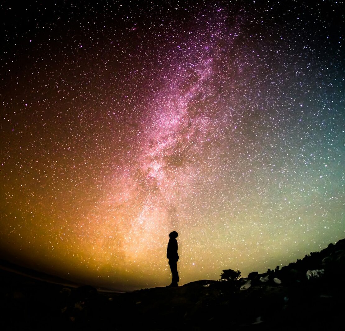 silhouette photography of person