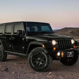 black Jeep Wrangler