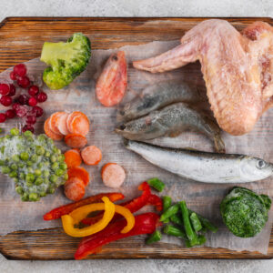 frozen foods, alimentos congelados