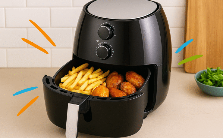 fritadeira sem óleo, air fryer, fritadeira a ar