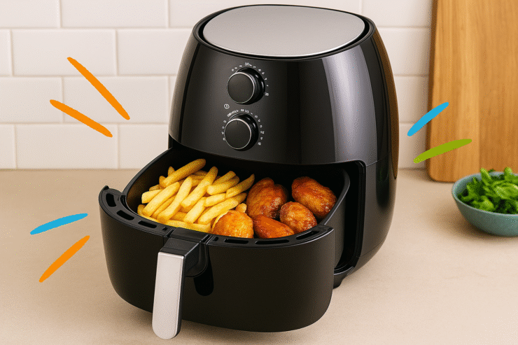 fritadeira sem óleo, air fryer, fritadeira a ar